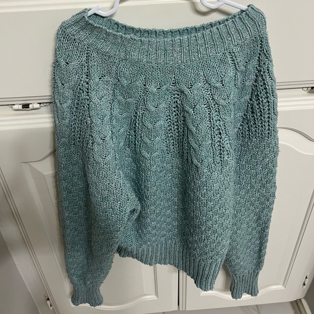 American Eagle Outfitters Seafoam Sweater